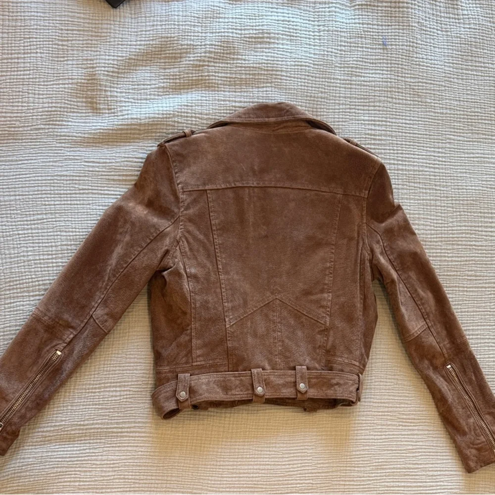 Blank NYC Tan Suede Leather Jacket - Picture 2 of 5